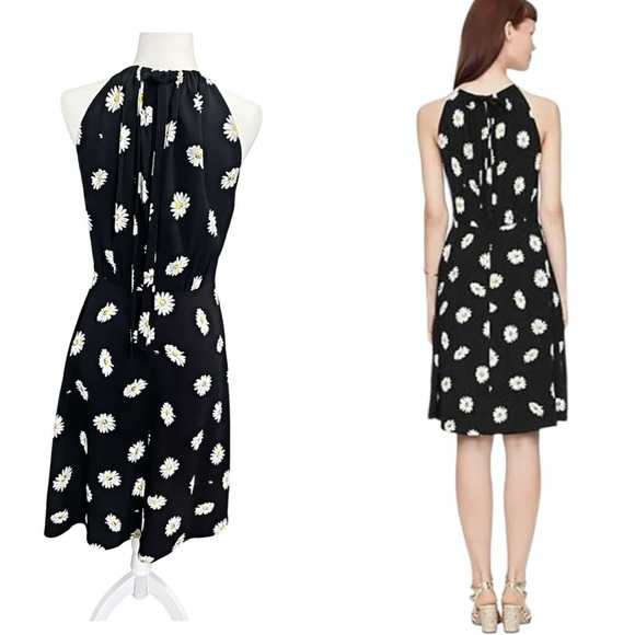 Kate Spade New York Halter Daisy Floral Dress – Size 2 – Excellent Condition - Picture 2 of 11